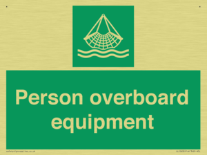 Person overboard equipment